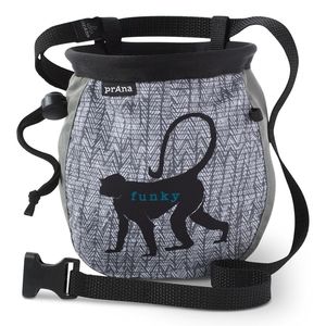 NEW Prana Chalk Bag for Climbing Funky Monkey Grey